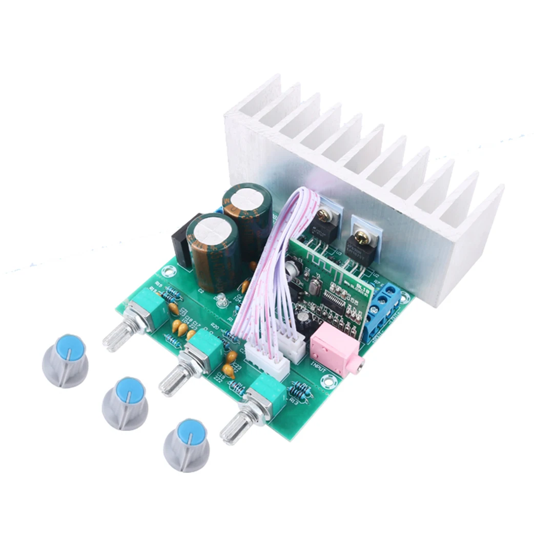 

Taidacent LM1875 Audio Amplifier Ble HiFi Bass Amplifier Board High Fidelity 2 Channel 30W BLE Wireless Music Receiver Amp