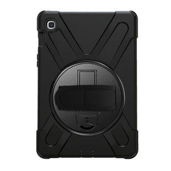 

Heavy Duty Shockproof Case for Samsung Galaxy Tab S5E 10.5 Inch with 360 Degree Rotation Stand, Hand Strap& Shoulder Strap SM-T7