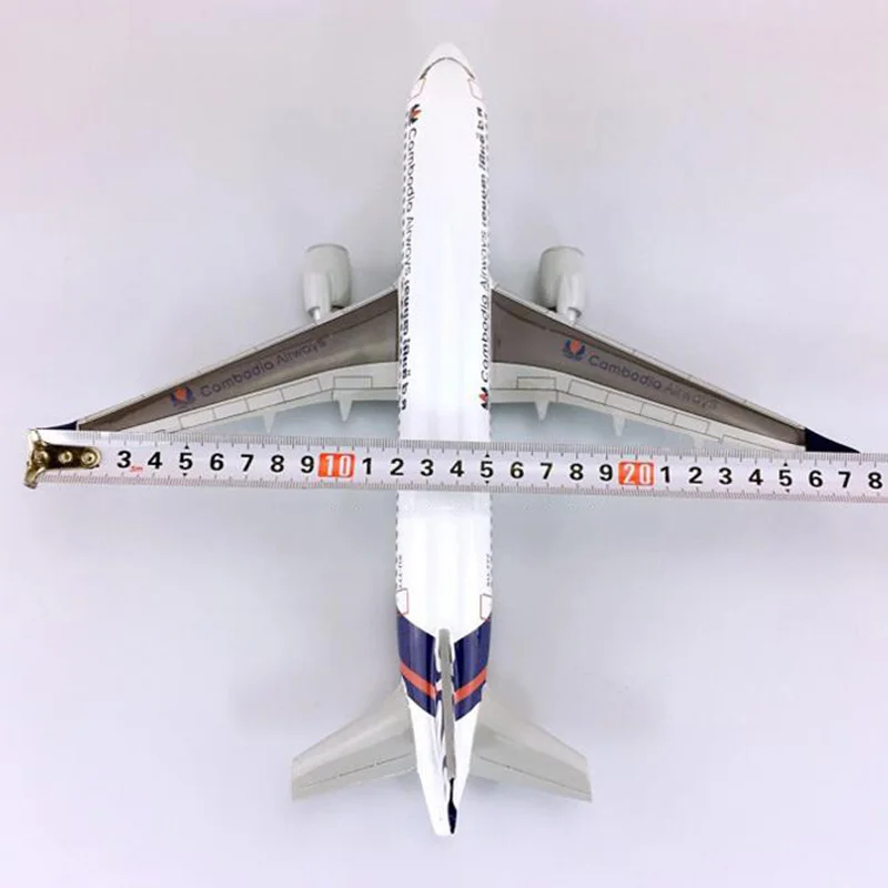 30 см Airbus A321-200 модель Камбоджа авиалиний модель самолета W база самолета литой под давлением пластиковый сплав самолет коллекционный