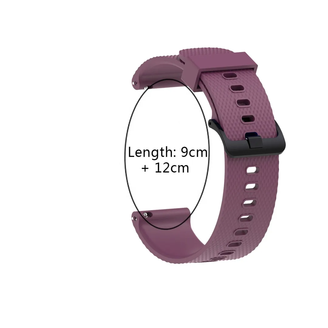 20mm Watch Strap for Garmin Vivoactive 3 Colorful  Silicone Wrist Band Bracelet Strap for Vivomove HR Replacement Watchband