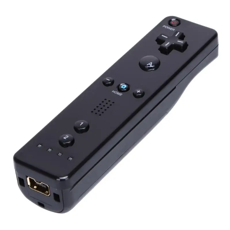 Беспроводной пульт дистанционного управления для nintendo для wii U игровой контроллер консоли геймпады удаленные аксессуары для игрового контроллера - Цвет: black