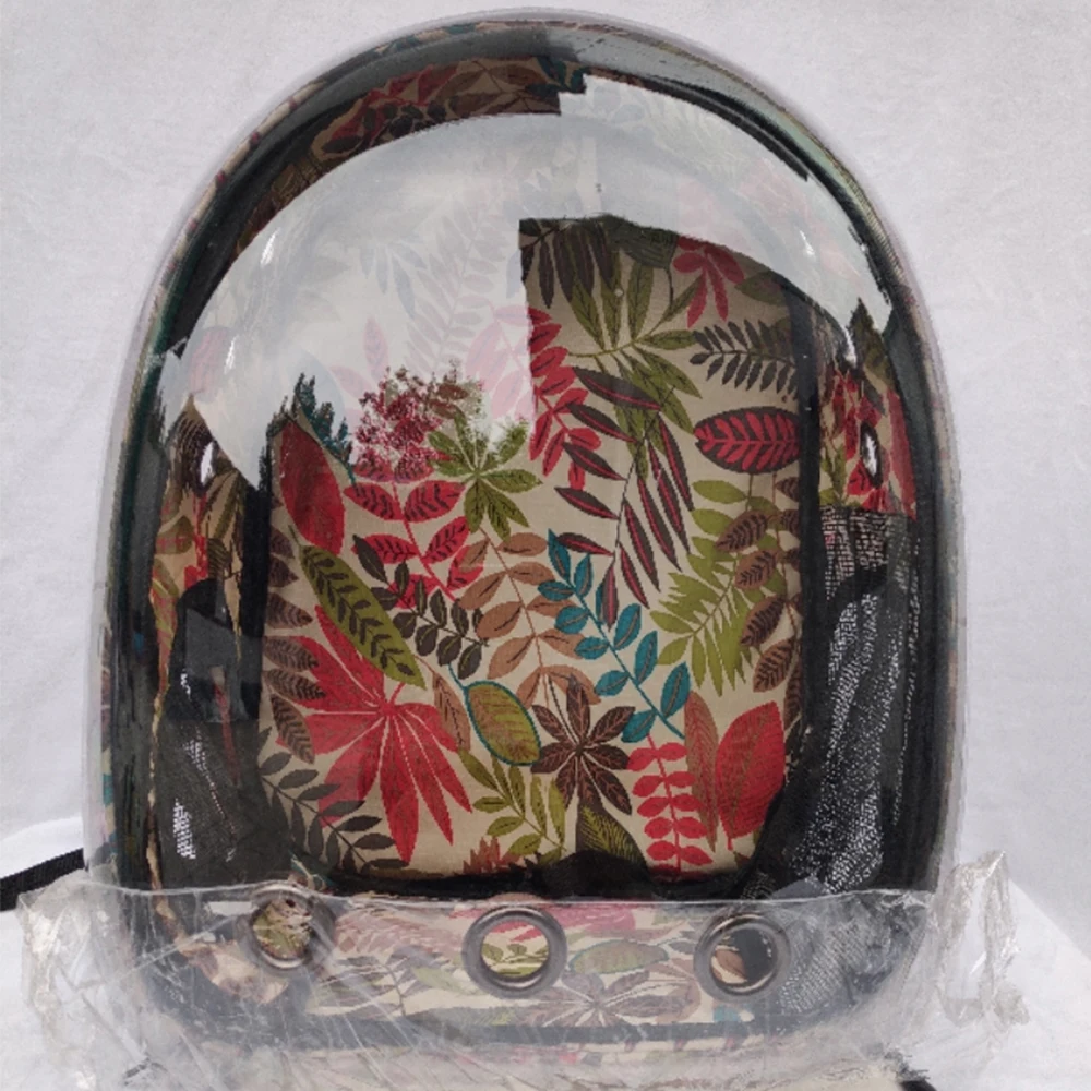 Comprar Mochila transportadora de gato de nuevo estilo portátil transpirable transparente Cápsula de viaje jaulas de transporte para mascotas gato cachorro suministros