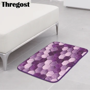 

3D Cobblestone Printed Welcome Mats for Front Door Home Door Mat Oriental Home Decor Hallway Mat Modern Bathroom Washable Rugs