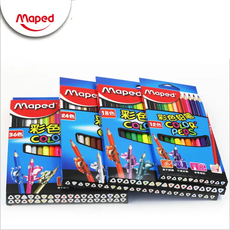 Maped масляный цветной карандаш свинцовый детский набор для рисования масляная
