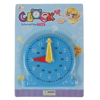 

Learn Time Clock Plastic Early Education Toys For Children Baby Model Teaching Baby Born Intelligence Toys Gifts