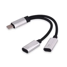 2 в 1 разъем для наушников адаптер для iPhone 7 8 Plus X 10 XR XS Max двойные наушники зарядка Музыка адаптер кабель сплиттер