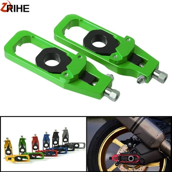 

Z 900 z900 Moto Rear Axle Chain Adjuster Tensioners Motorcycle Accessories Billet Aluminium 6 Colors FOR Kawasaki Z900 2017 2018