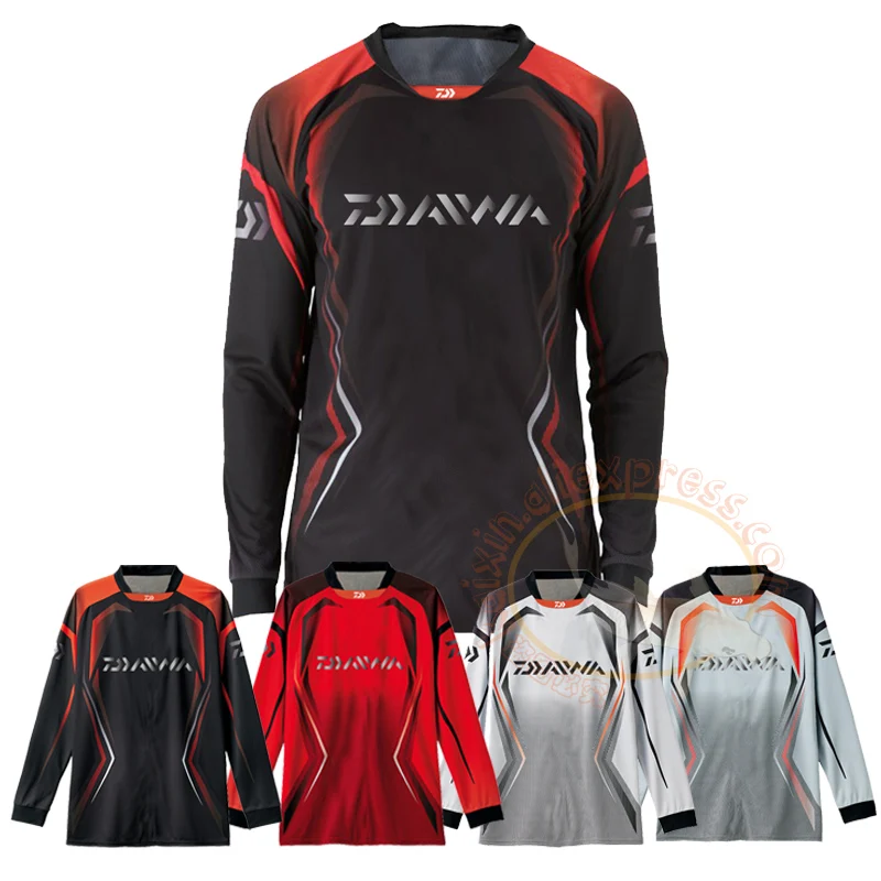 

2020 New Style Daiwa Man Outdoor Sports Long Sleeve Fishing Clothes For Anti-uv/ Breathable/quick-drying Clothing Fishing Shirt