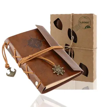 

Vintage Traveller PU Cover Loose-leaf String Notebook Notepad Travel Journal Diary Jotter Notebooks