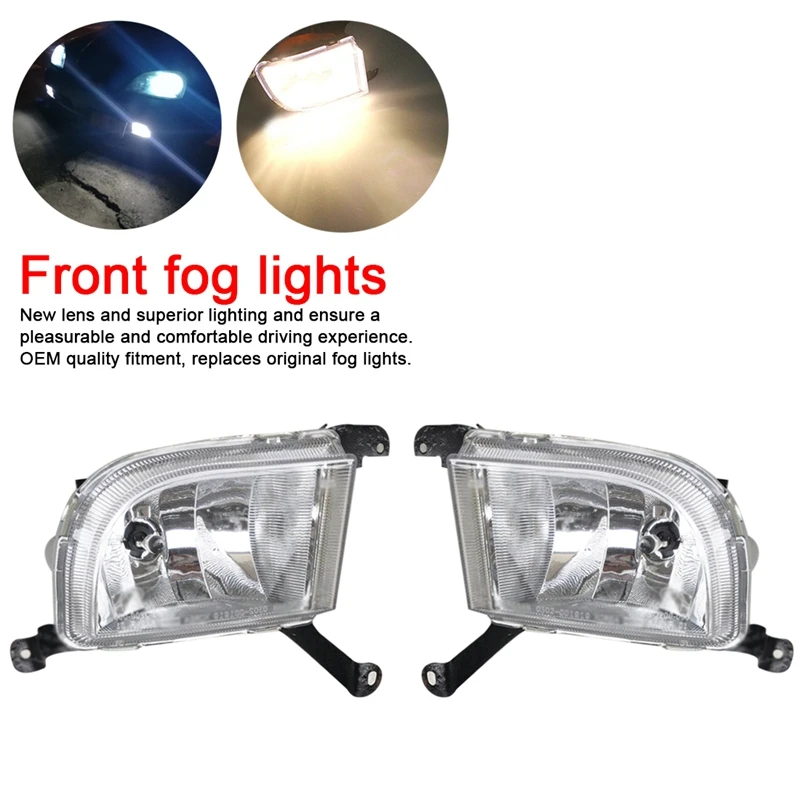 Front Bumper Fog Light with Lamp Bulb 