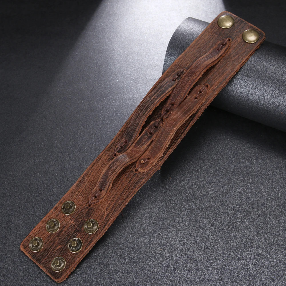 Braccialetti Avvolgenti In Vera Pelle Stile Vichingo Vintage Da Uomo Accessori Per Amuleti Con Rune Norvegesi In Acciaio Inossidabile Gioielli Fatti A Mano Islandesi