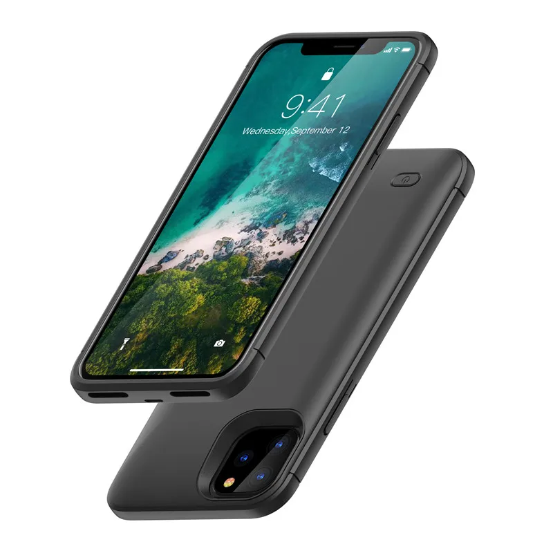 Тонкий чехол для зарядного устройства iPhone 11 Pro Max аккумулятора power Bank зарядки X XS XR 6