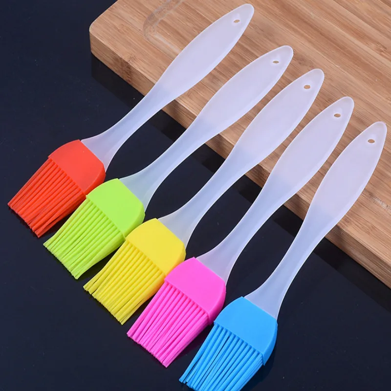 

1Pcs Kitchen Gadgets Silicone Oil Brush Bakeware BBQ Brush Pastry Bread Oil Cream Brush For Kitchen Accessories Basting Tools-S