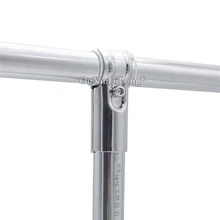 2 encaixes de aço inoxidável do conector do tubo dos pces para a braçadeira da tubulação do diâmetro de 25mm/tubo da prateleira que seca a ferragem fg731 do conector da cremalheira