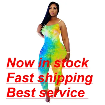 

Women One Piece Jumpsuit Spaghetti Strap Rompers Bodycon Tie Dye Camouflage Leopard Outfit Sexy Playsuit Slim Fit Club Wear