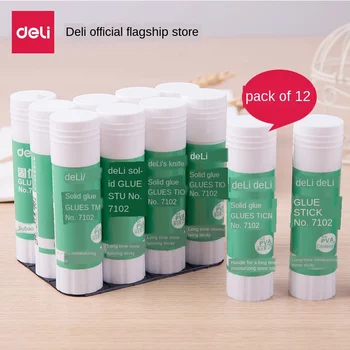

Solid Glue 12PCS packed 9g/21g/36g Large Solid Glue High Viscosity Strong DIY Solid Glue Stationery
