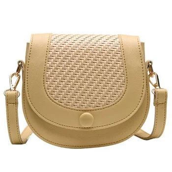 

BEAU-New Summer Wild Girl Shoulder Bag Fashion Simple Chain Slung Saddle Bag