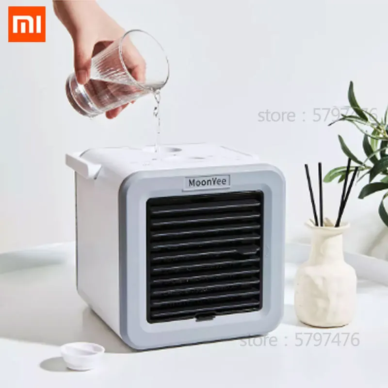 New Xiaomi Smart Mini Portable Heating And Cooling Fan Air Cooler Fan Heater  Desktop Humidifier Purifier For Office Bedroom - Smart Remote Control -  AliExpress