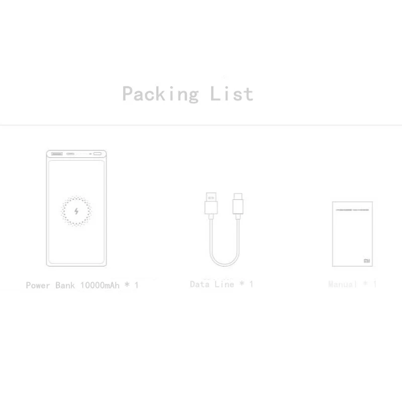 Портативное зарядное устройство Xiaomi 10 Вт 18 10000 мАч|Внешние аккумуляторы| |