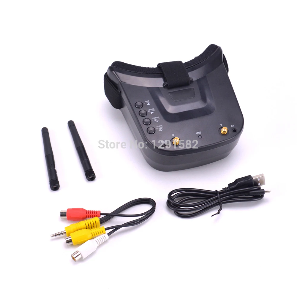 

Hot FPV 3 Inch 480*320 Display 16:9 5.8G 40CH Mini FPV Goggles Build in 3.7V 1200mAh Battery FPV System for RC Drone Models