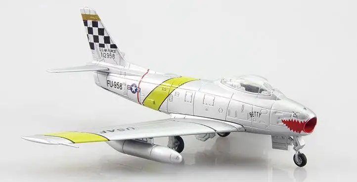 США F-86 сабр FU-958 1/100 литья под давлением модель самолета Атлас