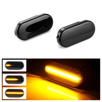 

2pcs Dynamic Turn Signal Light For Ford Focus MK2 2 Fusion Galaxy WGR Fiesta MK6 6 C-Max MK1 LED Side Wing Blinker Signal Lamp