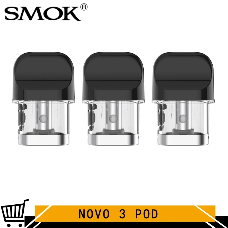 Tanio 3 sztuk/paczka oryginalny SMOK Novo 3 Pod kaseta 1.7ml 0.8oh… sklep