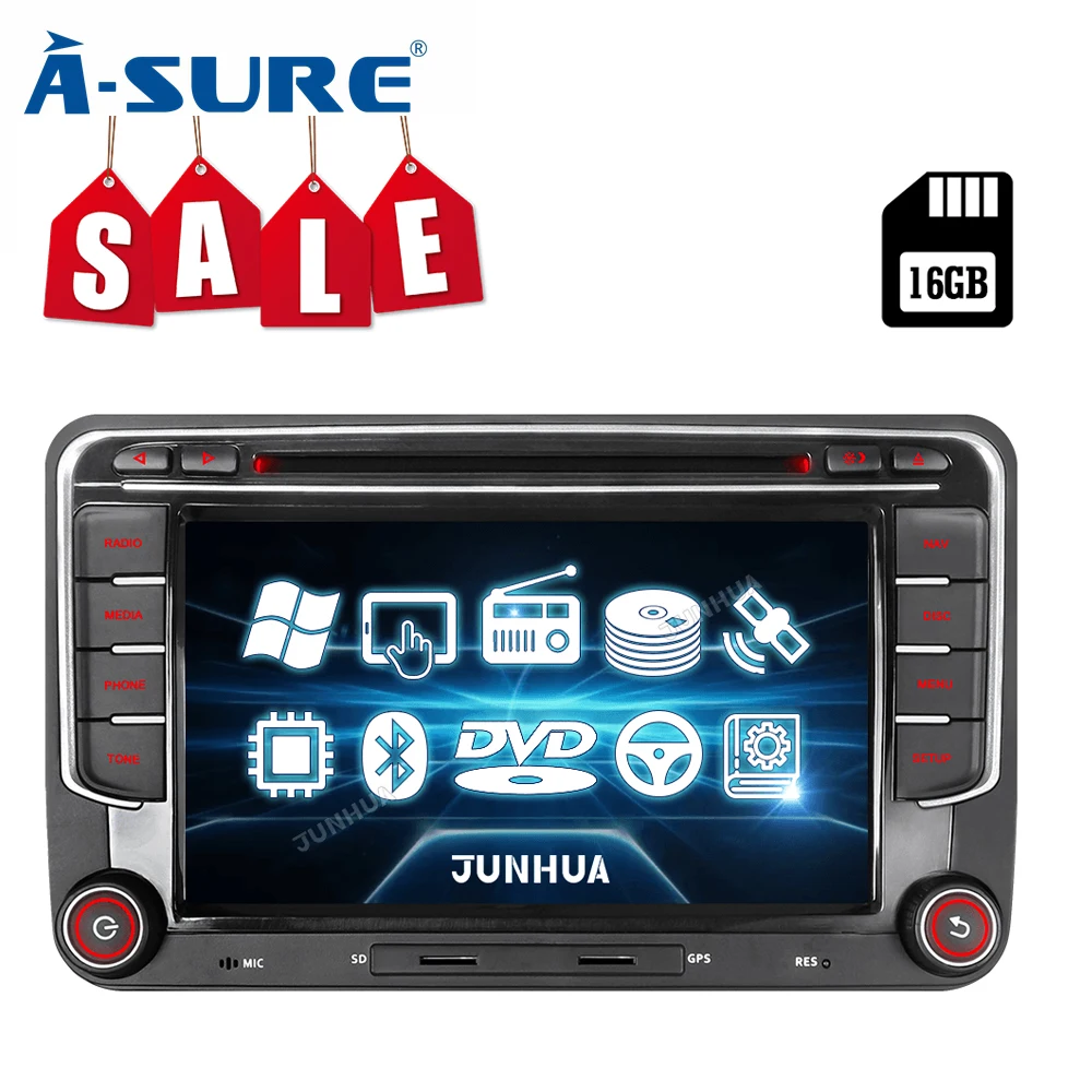 Clearance A-Sure Car Multimedia player 2 Din Car DVD For VW/Volkswagen/Golf/Polo/Tiguan/Passat/b7/b6/SEAT/leon/Skoda/Octavia Radio GPS DAB 0 Clearance A-Sure Car Multimedia player 2 Din Car DVD For VW/Volkswagen/Golf/Polo/Tiguan/Passat/b7/b6/SEAT/leon/Skoda/Octavia Radio GPS DAB 0