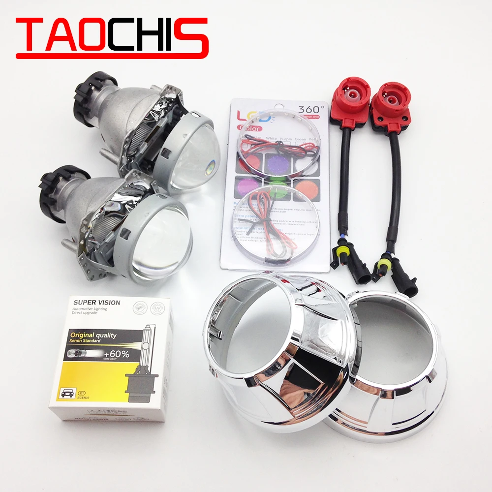 Биксеноновый прожектор TAOCHIS 3 0 дюйма Hella 3R G5 HID линза D2S кожух глаза дьявола