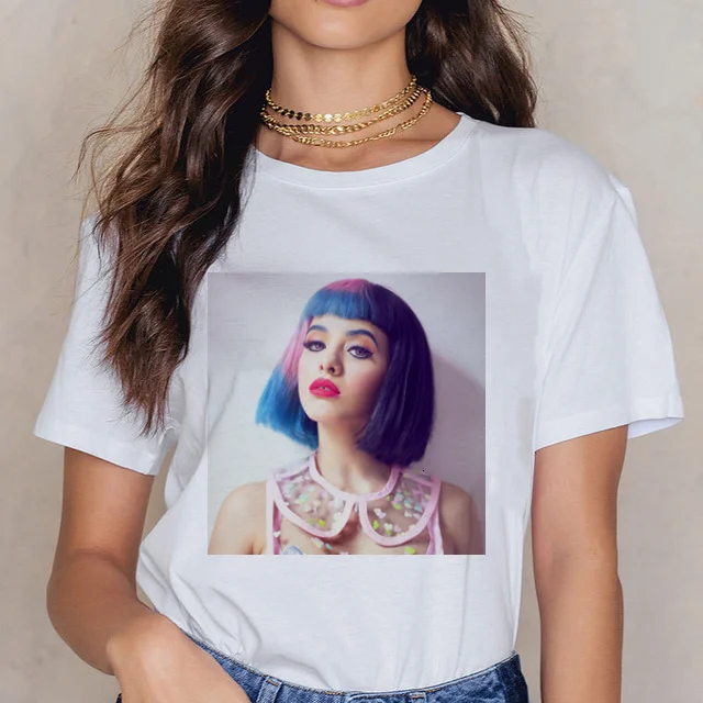 

2020 new Fashion Melanie Martinez Kpop Print Tshirt Women Harajuku T-Shirt Casual Short Sleeve Tees cartoon Shirt Tops Clothes