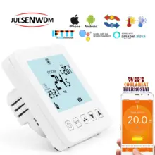 200~ 240VAC центральный кондиционер термостат Wi-Fi фанкойл блок для 4 труб и 2 труб работает с Alexa Google home