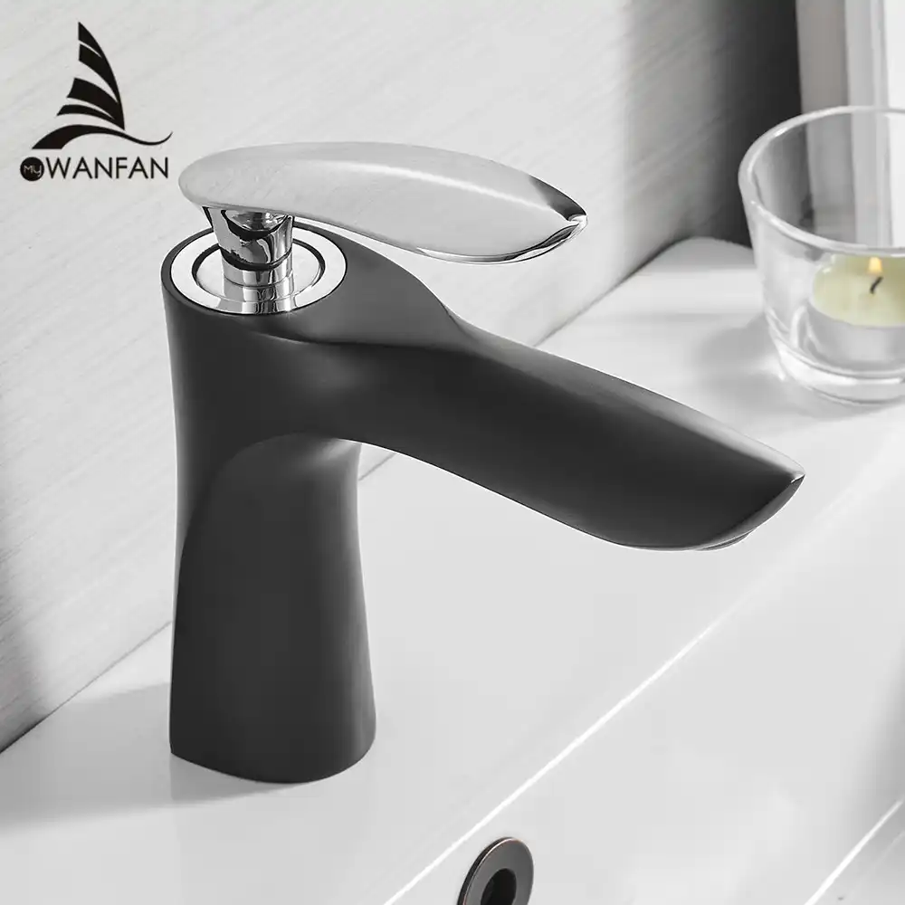 Basin Faucets Elegant Bathroom Faucet Hot And Cold Water Basin