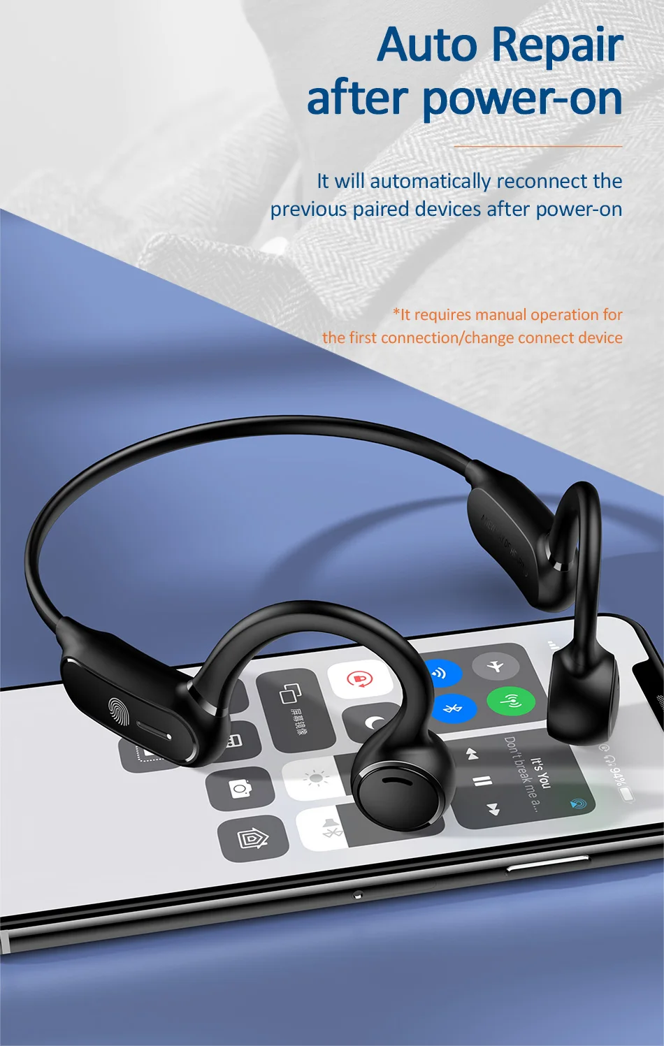 Спортивная bluetooth-гарнитура, наушники для телефона, наушники V5.0, стерео шейные, беспроводные наушники для телефонов samsung, для iPhone, Xiaomi, наушники
