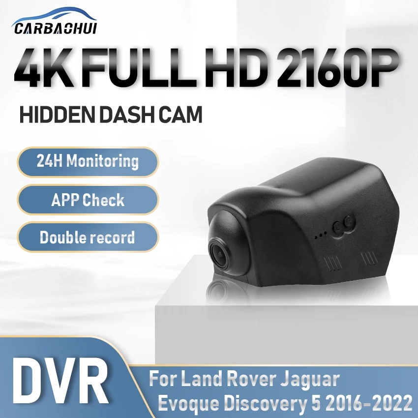 4K UHD Автомобильный видеорегистратор с Wi-Fi для вождения 24 часа запись парковки Land