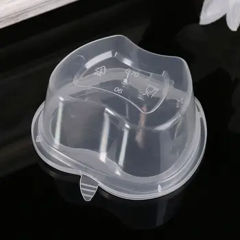 

10Pcs Disposable Slime Clay Foam Container Box Ketchup Storage Jello Shot Cup Set Of 70ml Shaped Sauce Pot With Lid