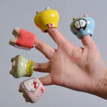 

PC Kawaii Little Animals Ceramic Mini Flowerpot Planter Hot Sale Succulent Plants Flower Pot with Hole