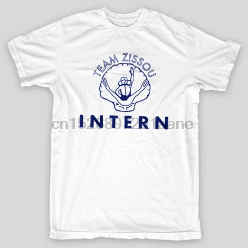 

Team Zissou Intern Life Aquatic Wes Anderson Bill Murray T-Shirt 2020 Fashion Brand Men Tops Street Wear T-Shirt