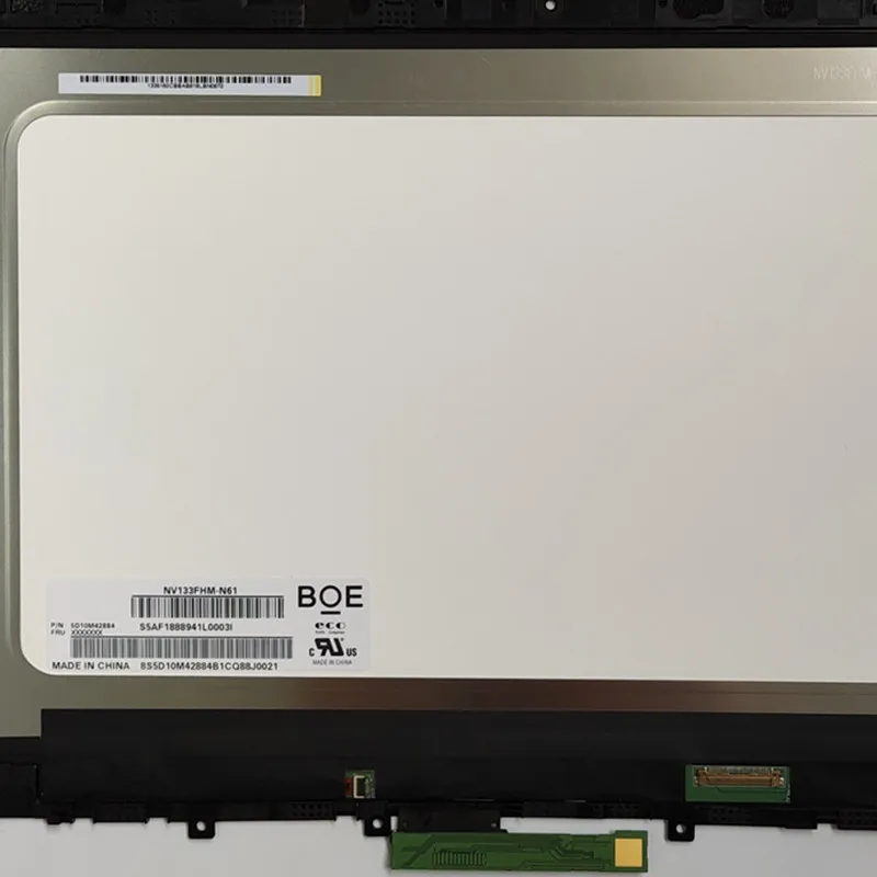 13," ЖК сенсорный экран дигитайзер в сборе для lenovo ThinkPad L380 Yoga рамка P/N 02DA313 02DA314 02DA316 02DL967