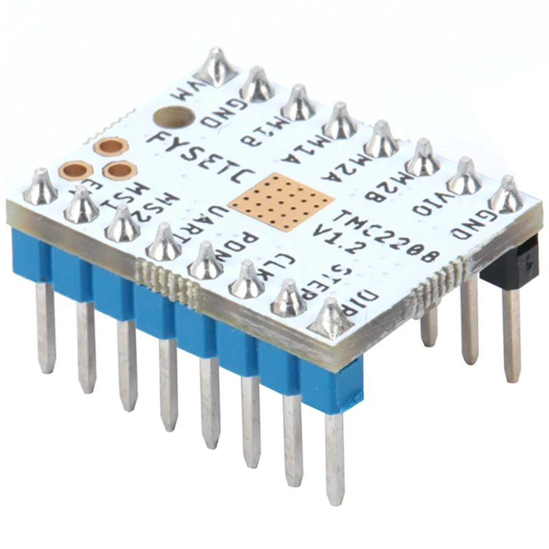 4 шт. Tmc2208 V1.2 шаговый двигатель Mute Driver Stepstick power Tube встроенный драйвер тока 1.4A пиковый ток 2A Замена Tmc2100
