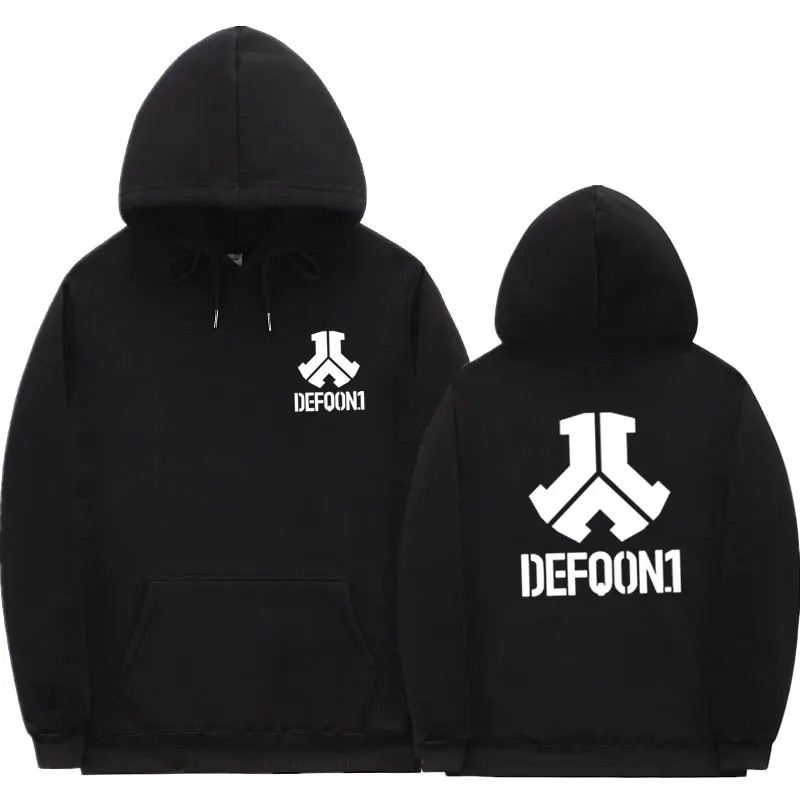 black MS315 Новинка, Defqon 1, комплект с толстовкой, рок-группа, хип-хоп, мужская толстовка с капюшоном, зимний уличный комплект, Модный повседневный костюм для бега, Мужской комплект - Цвет: black MS315