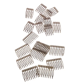 

20 Pieces DIY Crafts Hair Combs 5/10 Teeth Sid Clip Hair Accessories Supplies Findings Wedding Party