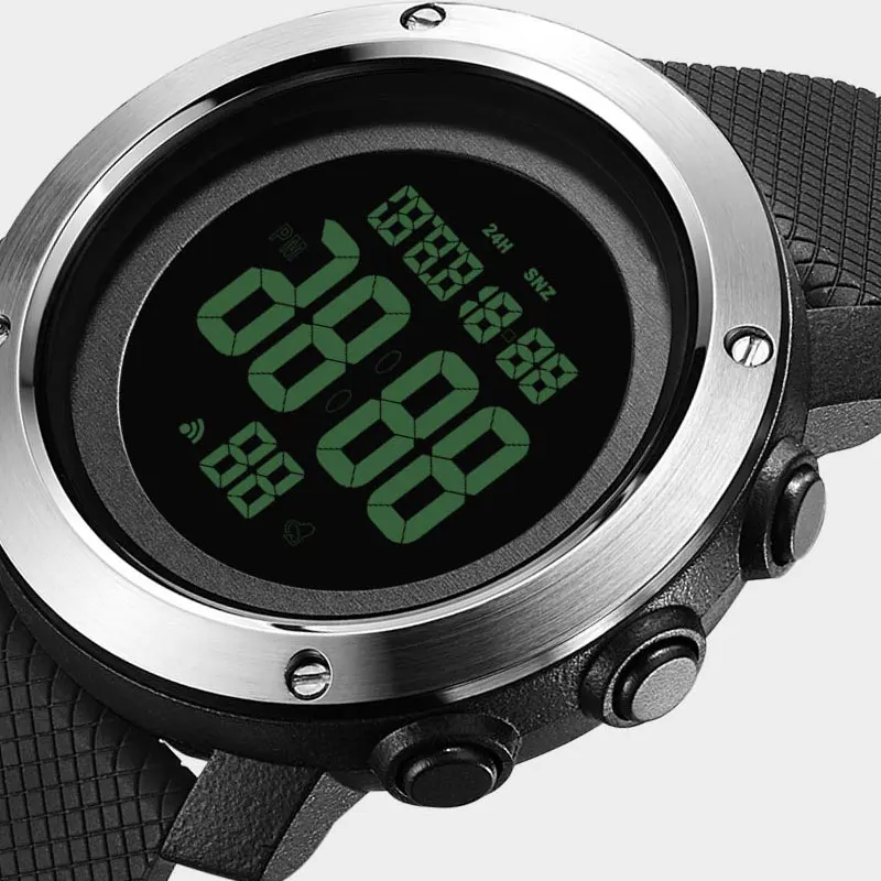 Xiaomi ALIFIT цифровые часы многофункциональные уличные водонепроницаемые фосфоресцирующие часы с дисплеем Календарь Будильник обратного отсчета спортивные часы