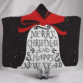 

Christmas Hooded Ornaments Thick Double Layer Plush 3D Digital Printing Christmas