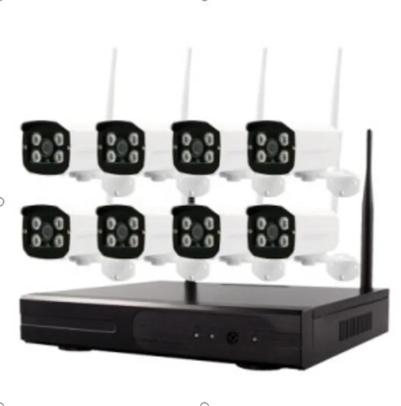 2MP 1080P Беспроводной IP купольный набор камеры NVR 4CH/8CH домашняя камера видеонаблюдения - Цвет: 8CH