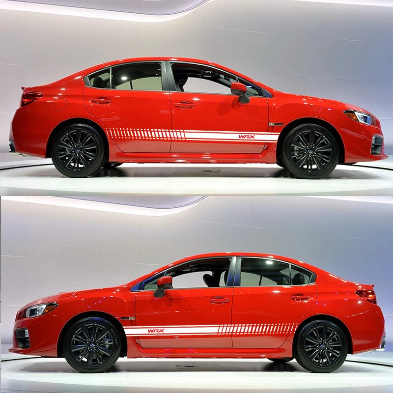 Стильные автомобильные боковые наклейки для Subaru WRX 2015 автомобильная виниловая