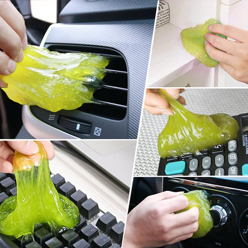 

Car Cleaning Sponge Products Auto Universal Cyber Super Clean Glue Microfiber Dust Tools Mud Gel Products Cleaning glue