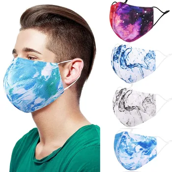

PM2.5 Outdoor Unisex Washable Reuse Face Mask Windproof Dustproof Respirator Mouth Mask Protection Printing Face Mouth Mask