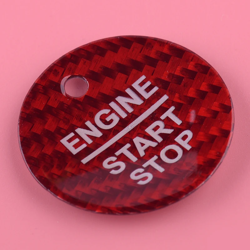 Red Engine Start Stop Switch Button Sticker Cover Plastic Fit For Ford F-150 Escort Edge Mondeo Focus Everest Taurus Explorer | Автомобили