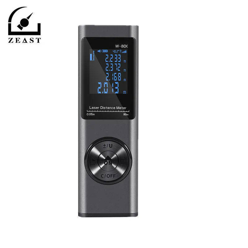Gray LS-XS Laser Distance Meter Swith Bult-in Rechargeable Battery Waterproof Dustproof Fallproof Digital Laser Rangefinder Gray LS-XS Laser Distance Meter Swith Bult-in Rechargeable Battery Waterproof Dustproof Fallproof Digital Laser Rangefinder