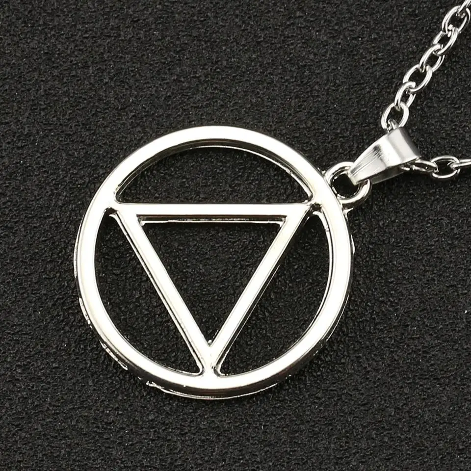 Наруто ожерелье Akatsuki Hidan Ninja Jashin символ Троицы христианство католический кулон Религия аниме ювелирные изделия оптом